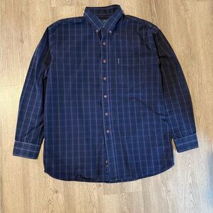 Duck Head Men's Purple Plaid Button-Down Shirt